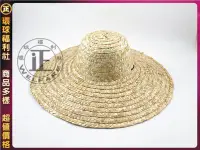 在飛比找Yahoo!奇摩拍賣優惠-環球ⓐ家庭雜貨☞53CM草帽 釣魚帽 休閒帽 戶外帽 海灘草