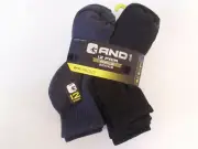 AND1 6-Black 6-Grey Pair ProPlatinum Ankle Socks Arch Compression