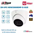 Dahua DH-IPC-HDW3666EMP-S-AUS 6MP Turret IP Camera 50m IR 2.8mm SMD 4, Wizsense