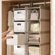 Plastic Cabinet Storage Box Drawer Style Wardrobe Sorting Organizer Home