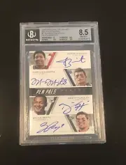 2015 National Treasures JAMEIS WINSTON Pen Pals RC Quad On-Card Auto SSP BGS 8.5