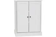 Tivoli 2-Door Multi Purpose Cupboard Storage Cabinet Lowboy - White