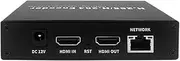 EXVIST H.265 1080P HDMI Video Encoder w/HDMI Loopout, HDMI to RTMP Encoder w/SD Card Slot Max.128G, DDNS HTTP RTMP RTSP TS UDP for IPTV Live Streaming to YouTube Facebook Vimeo