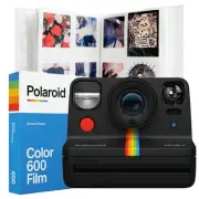 Polaroid Now+ Gen 2 - Black Camera with Album and Film