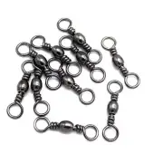 Fishing Barrel Swivel Stainless Steel Sea Fishing Hooks Connector Rolling Swi...
