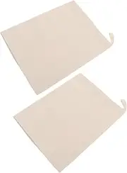 RORPOIR 2pcs Canvas Crushed Ice Bags Reusable Ice Packs for Convenient Storage for Fruits Vegetables and Daily Use Design for Easy Storage White