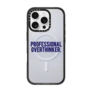 iPhone 16 Pro Impact Case MagSafe Compatible Professional Overthinker