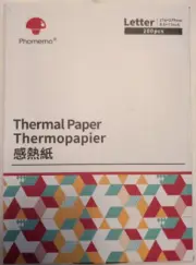 Phomemo Letter Thermal Printer Paper M08F MT800/MT800Q 8.5" x 11" 200 Sheets