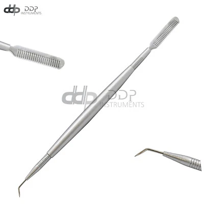 Eyelash Lifting Sliver Color Separating Tool Extensions Hollow Handle With Brush