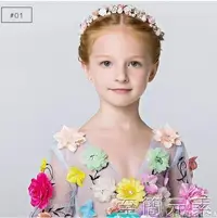 在飛比找Yahoo!奇摩拍賣優惠-熱銷 兒童髮飾兒童髮飾花仙子女童髮箍頭飾 公主皇冠 女孩飾品