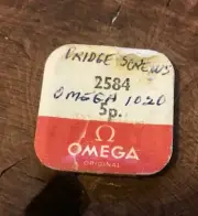 1970s vintage Omega Seamaster automatic watch 1020 Bridge Screw part #2584 NOS