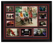 Joker Heath Ledger Joaquin Pheonix Signed Framed Memorabilia