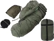 Portable Separated Sleeping Bag Hammock Multifunctional Camping Hiking Fishing Pongee PP Cotton