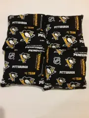 4 Cornhole Bag Set Corn Hole Pittsburgh Penguins