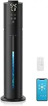 9L/2.38Gal Smart Humidifiers For Large Room,30dB Quiet Whole House Humidifier,Cover Up To 600ft² App/Remote Control,Humidifier For Bedroom,Humidifier With Essential Oil Diffuser,12 H Timer,Black