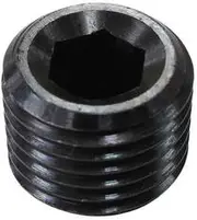 Aeroflow 1/2" Npt Port Plug Steel Blackcoated - AF979-08BLK