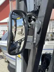 FORKLIFT MIRROR Tractor/Skidsteer STAINLESS STEEL BIG RUBBER COATED MAGNETS