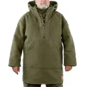 Winter Men"s Leisure Jacket Hooded Wool Heavy Coat And Sweatshirt Green 4XL