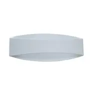 CANNES Wall Light Interior Surface Mounted Up/Down 6W Curved Matte White 3000K 468LM
