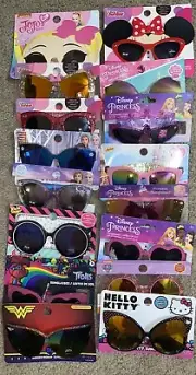 Character Kid’s Sunglasses, Boy’s & Girl’s & Various Styles