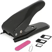 Wicked Chili Dual Sim Punch and 4in1 Sim Card Adapter Set Sim Punch Punch Hole Punch (Nano, Micro, Standard, Eject Pin) for Mobile Phones, Smartphones and Tablets