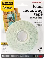 Scotch Foam Mounting Tape-.5"X150"