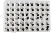 28 55 84 Pcs Motorcycle Parts Adjustable 10.0mm Valve Shim Kit for Harley for Aprilia 10.0mm Valves Shims 1.85mm~3.2mm (Color : 55pcs)