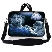11.6 Inch Laptop Bag Sleeve Case with Shoulder Strap Chromebook Macbook Tigers