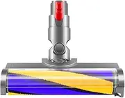 Vacuum Cleaner Accessories Green Light LED Light Upgraded Soft Brush Head，Compatible for Dyson， V6 V7 V8 V10 V11 V15 V10 Slim V12 Slim(for V10 Slim 12 Slim)