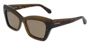 Salvatore Ferragamo SF2065S 338 Women’s Sunglasses Brown Size 54