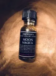 Moon Magick Ritual Oil - Handmade, Organic, Witchcraft, Hoodoo, Wicca, Conjure