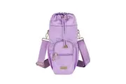 Sachi Crossbody Insulated Bottle Bag Cooles Tote Carrier Purse Orchid