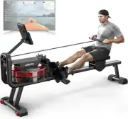 JOROTO Water Rowing Machine for Home Use, Foldable Rower Machine 136Kg Weight...