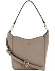 [Guess] Brenton Small Bucket Bag in Dark Taupe