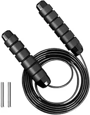 Weighted Jump Rope - Removable Jumping Ropes - Adjustable Workout Equipment, Portable Training Supplies for Home, Gym, Travelling