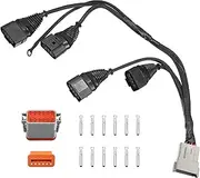 X AUTOHAUX Ignition Coil Wire Harness for Audi A4 TT for VW Beetle Golf GTI Jetta Passat 06B998018T Ignition Coil Extension Wiring Harness Ignition Coil Pigtail Connector End w/DT Connector
