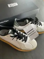Onitsuka Tiger DELECITY 1183B874 103 WHITE/LICHEN GREEN Sneakers Shoes US size 7