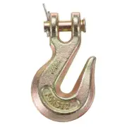 3/8" Clevis Grab Hook, G70 Carbon Steel Transport Safety Chain Hooks