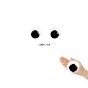 1 Pair (2 pieces) Adhesive Large Wiggle Joggle Eyes - 70mm - 7cm