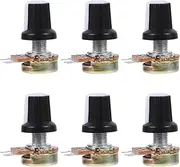 Potentiometer 10Pcs Linear Taper Rotary Potentiometer 10K Ohm Adjustable Potentiometer with Knob 10k Rotary