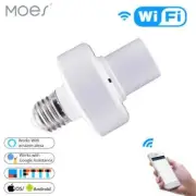 WiFi Smart Light Bulb Adapter Lamp Holder Base AC Smart Life/Tuya Wireless Voice