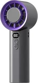 Hogvinnatil Small Handheld Folding Fan, Personal Folding Fan | Foldable Rechargeable Travel Fan with Strong Wind,High Speed Airflow Cooling Device
