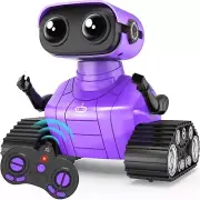 Playsheek Robot Toys Remote Control Robot Toy Rechargeable Emo Robot with Aut...