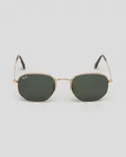 [Ray-Ban] Ray-Ban Men's Hexagonal Sunglasses One Size Multicolor