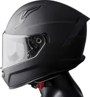 GMS-Moto Velox, full face helmet , color: Matt-Black , size: M