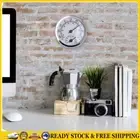 Mechanical Thermometer Hygrometer Temperature Humidity Meter (Silver) .