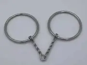 Mini Horse Loose O Ring Twisted Snaffle Bit