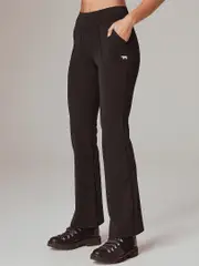 Women's Thermal Yoga Pants. Running Bare Flared Leggings