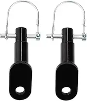 2pcs Bicycle Traction Head Trailer Hitch Connector Bike Trailer Bike Supply Bike Accessory Trailer Mounting Adapter Cycling Adapter Coupler Bike Tool Bike Accessories