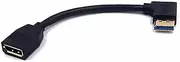 5.9 Inch DisplayPort 8K Extension Cable, 90 Degree Left Angle DP 1.4 Version Male to DP 1.4 Version Female Adapter Extender Cable, Support 8K@60Hz & 4K@ 144Hz